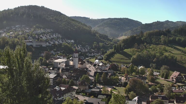 Dieses Bild zeigt eine Webcam-Aufnahme von Ottenhöfen, aufgenommen am Samstag, den 26.09.2026 um 10:40 Uhr