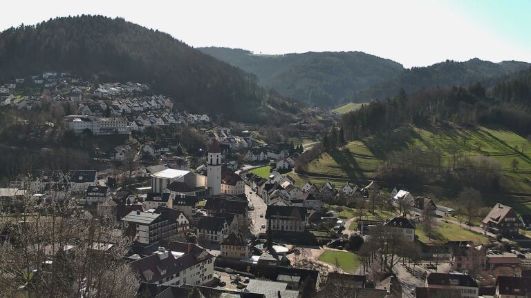 Dieses Bild zeigt eine Webcam-Aufnahme von Ottenhöfen, aufgenommen am Montag, den 02.03.2026 um 11:00 Uhr