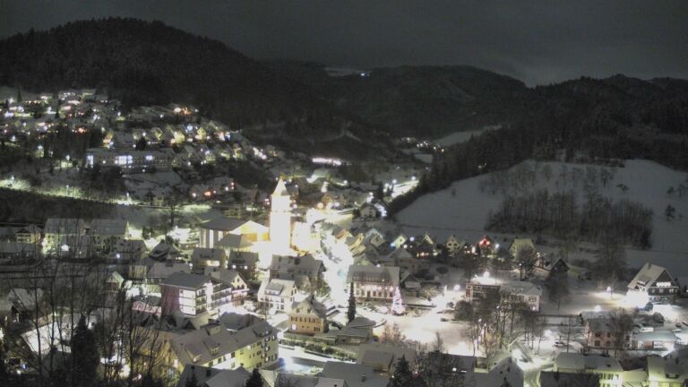 Dieses Bild zeigt eine Webcam-Aufnahme von Ottenhöfen, aufgenommen am Samstag, den 03.01.2026 um 20:50 Uhr