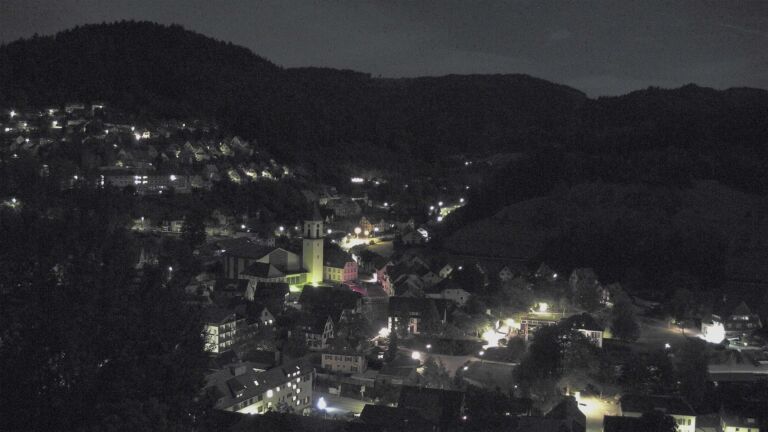 Dieses Bild zeigt eine Webcam-Aufnahme von Ottenhöfen, aufgenommen am Dienstag, den 29.09.2026 um 05:00 Uhr
