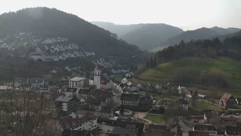 Dieses Bild zeigt eine Webcam-Aufnahme von Ottenhöfen, aufgenommen am Montag, den 09.03.2026 um 09:00 Uhr