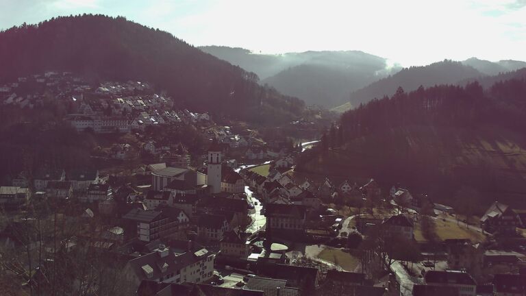 Dieses Bild zeigt eine Webcam-Aufnahme von Ottenhöfen, aufgenommen am Samstag, den 31.01.2026 um 11:50 Uhr