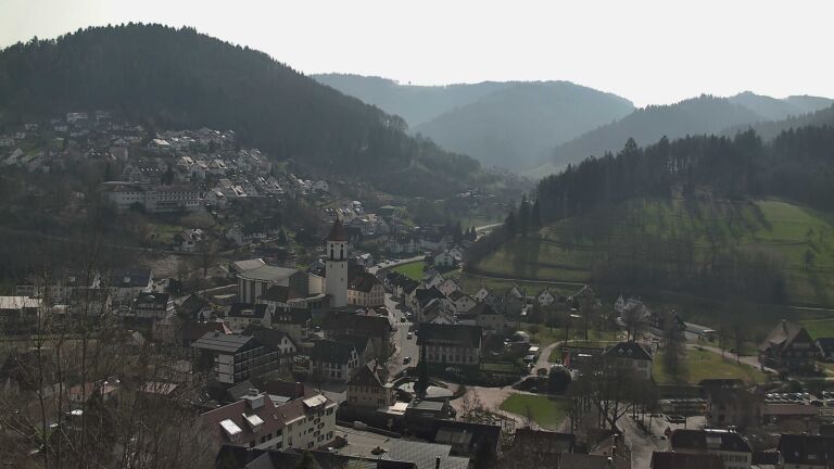 Dieses Bild zeigt eine Webcam-Aufnahme von Ottenhöfen, aufgenommen am Samstag, den 07.03.2026 um 12:10 Uhr