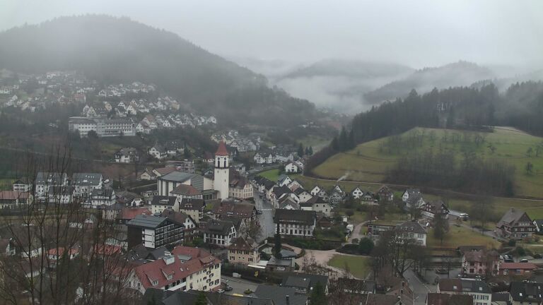 Dieses Bild zeigt eine Webcam-Aufnahme von Ottenhöfen, aufgenommen am Donnerstag, den 29.01.2026 um 11:00 Uhr