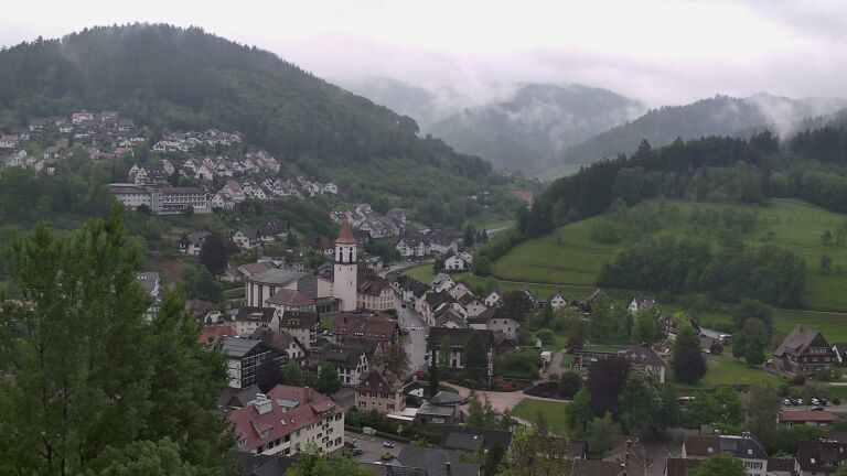 Dieses Bild zeigt eine Webcam-Aufnahme von Ottenhöfen, aufgenommen am Donnerstag, den 07.05.2026 um 08:50 Uhr