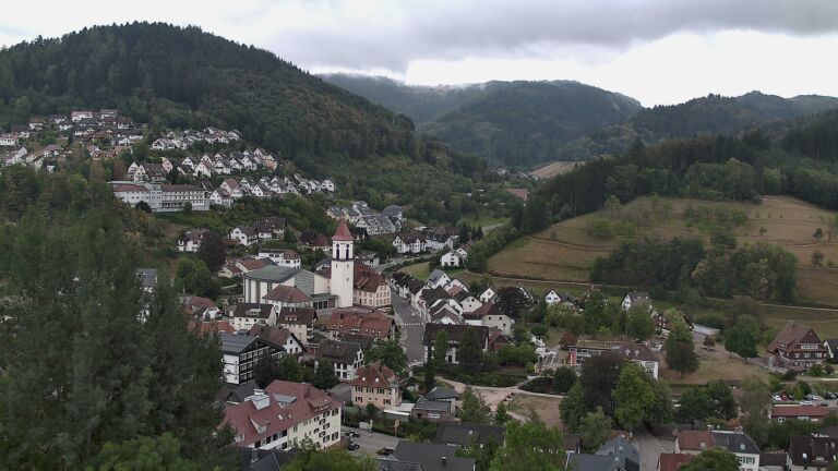 Dieses Bild zeigt eine Webcam-Aufnahme von Ottenhöfen, aufgenommen am Samstag, den 22.08.2026 um 11:20 Uhr