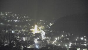 Dieses Bild zeigt eine Webcam-Aufnahme von Ottenhöfen, aufgenommen am Sonntag, den 15.02.2026 um 19:50 Uhr