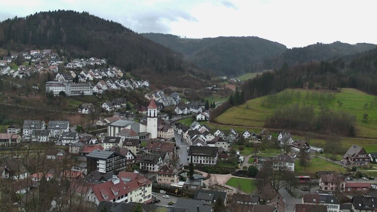 Dieses Bild zeigt eine Webcam-Aufnahme von Ottenhöfen, aufgenommen am Mittwoch, den 11.03.2026 um 08:50 Uhr