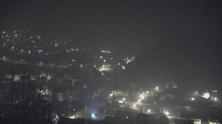 Dieses Bild zeigt eine Webcam-Aufnahme von Ottenhöfen, aufgenommen am Montag, den 26.01.2026 um 00:30 Uhr