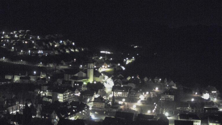 Dieses Bild zeigt eine Webcam-Aufnahme von Ottenhöfen, aufgenommen am Donnerstag, den 25.12.2025 um 05:00 Uhr