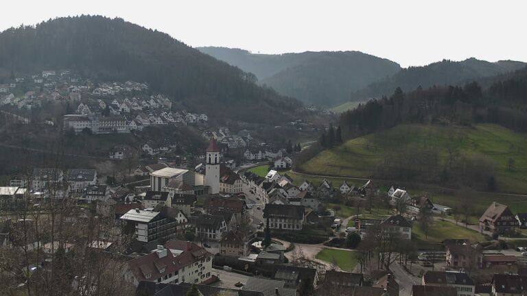 Dieses Bild zeigt eine Webcam-Aufnahme von Ottenhöfen, aufgenommen am Samstag, den 07.03.2026 um 10:10 Uhr