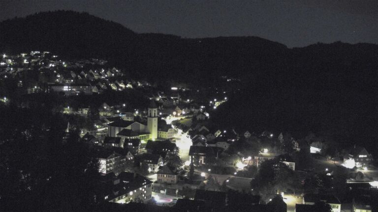 Dieses Bild zeigt eine Webcam-Aufnahme von Ottenhöfen, aufgenommen am Dienstag, den 15.09.2026 um 20:40 Uhr
