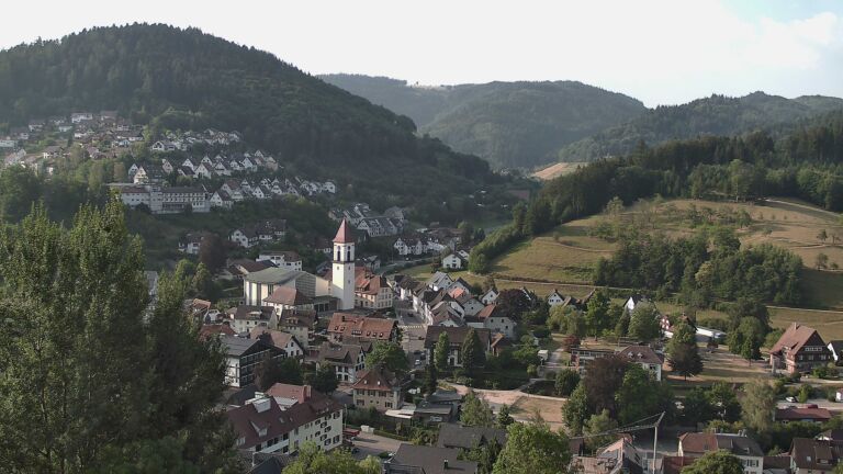 Dieses Bild zeigt eine Webcam-Aufnahme von Ottenhöfen, aufgenommen am Freitag, den 31.07.2026 um 08:30 Uhr