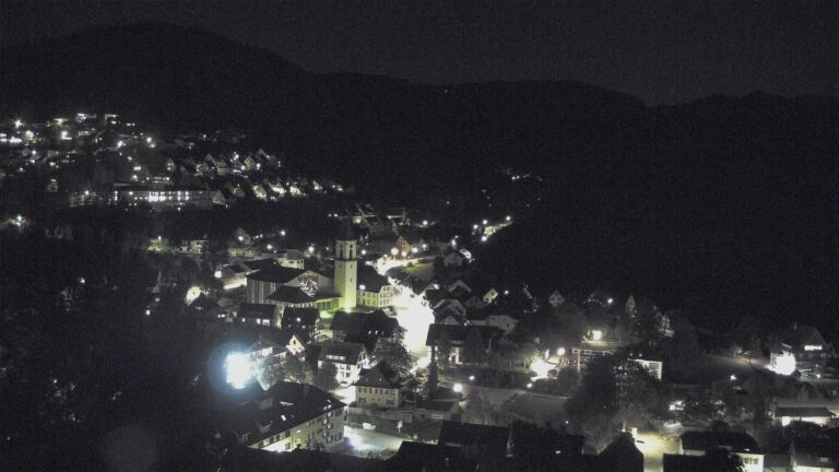 Dieses Bild zeigt eine Webcam-Aufnahme von Ottenhöfen, aufgenommen am Montag, den 12.10.2026 um 20:20 Uhr