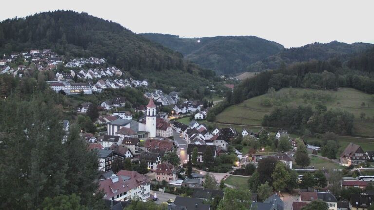 Dieses Bild zeigt eine Webcam-Aufnahme von Ottenhöfen, aufgenommen am Montag, den 14.09.2026 um 06:40 Uhr