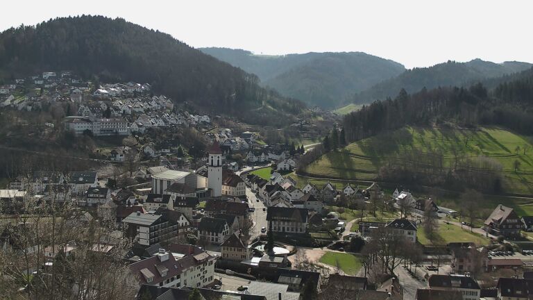 Dieses Bild zeigt eine Webcam-Aufnahme von Ottenhöfen, aufgenommen am Dienstag, den 03.03.2026 um 11:30 Uhr