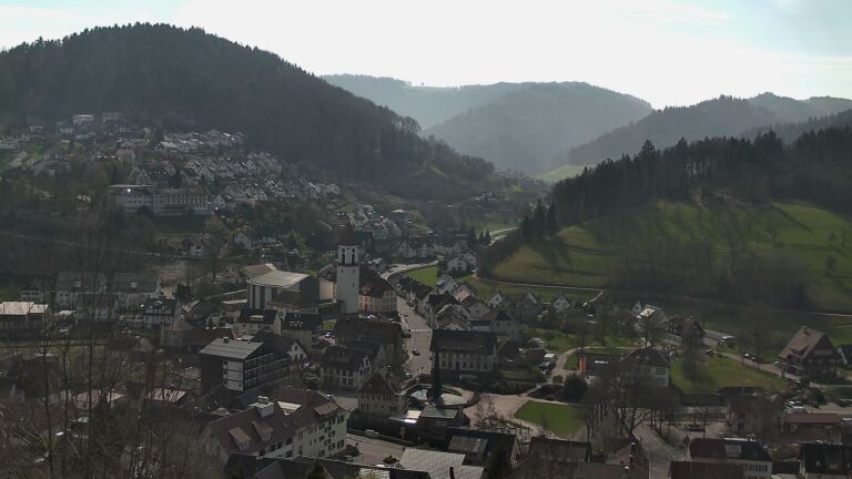 Dieses Bild zeigt eine Webcam-Aufnahme von Ottenhöfen, aufgenommen am Donnerstag, den 19.03.2026 um 11:20 Uhr