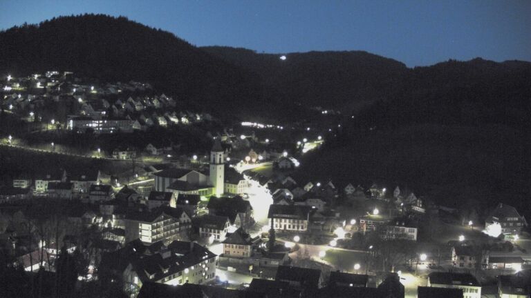 Dieses Bild zeigt eine Webcam-Aufnahme von Ottenhöfen, aufgenommen am Mittwoch, den 18.03.2026 um 05:40 Uhr