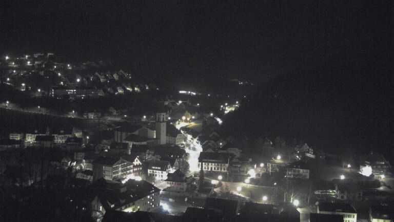 Dieses Bild zeigt eine Webcam-Aufnahme von Ottenhöfen, aufgenommen am Sonntag, den 15.02.2026 um 01:30 Uhr