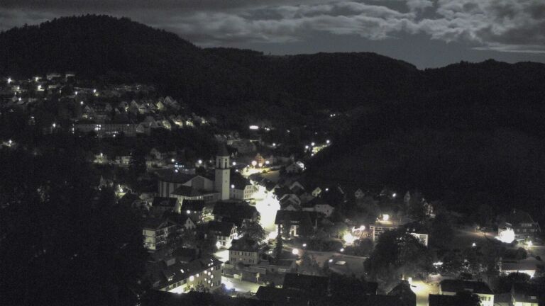 Dieses Bild zeigt eine Webcam-Aufnahme von Ottenhöfen, aufgenommen am Samstag, den 29.08.2026 um 02:30 Uhr