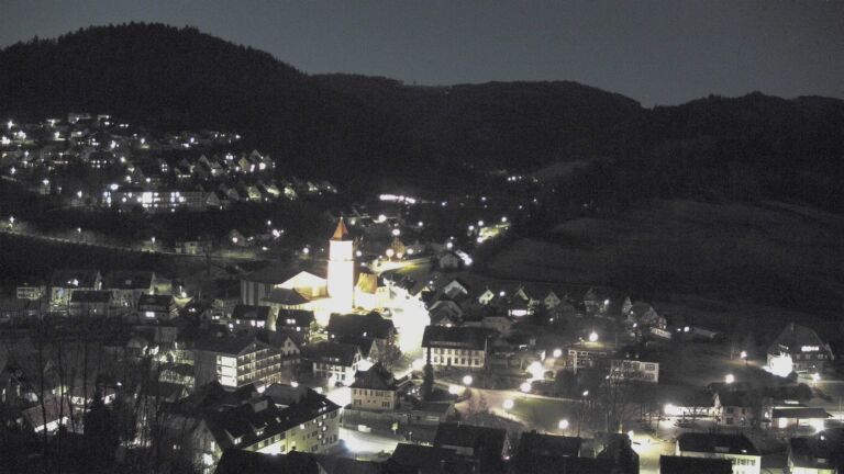 Dieses Bild zeigt eine Webcam-Aufnahme von Ottenhöfen, aufgenommen am Montag, den 02.03.2026 um 20:40 Uhr