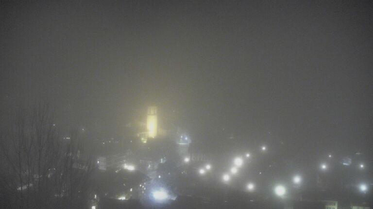 Dieses Bild zeigt eine Webcam-Aufnahme von Ottenhöfen, aufgenommen am Sonntag, den 08.02.2026 um 19:50 Uhr