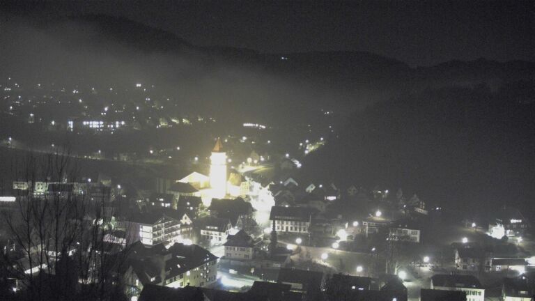 Dieses Bild zeigt eine Webcam-Aufnahme von Ottenhöfen, aufgenommen am Donnerstag, den 05.02.2026 um 20:40 Uhr
