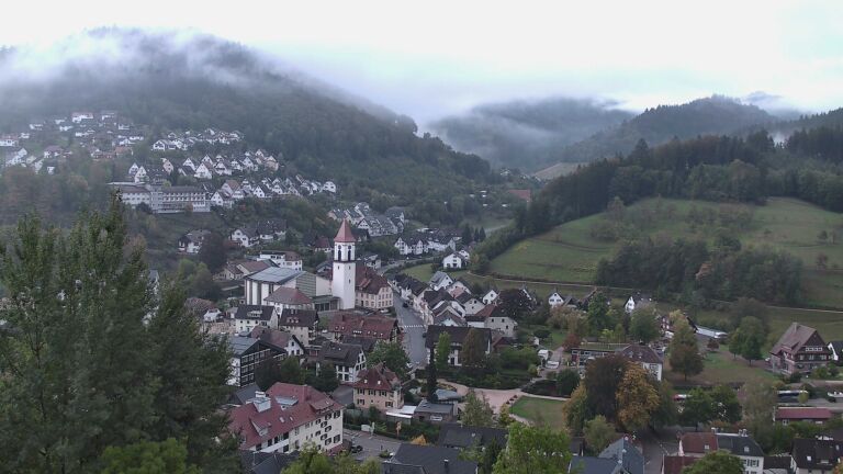 Dieses Bild zeigt eine Webcam-Aufnahme von Ottenhöfen, aufgenommen am Freitag, den 02.10.2026 um 07:40 Uhr