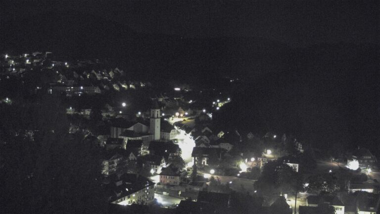 Dieses Bild zeigt eine Webcam-Aufnahme von Ottenhöfen, aufgenommen am Samstag, den 18.07.2026 um 01:30 Uhr