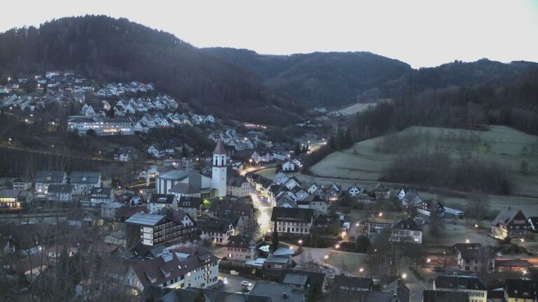 Dieses Bild zeigt eine Webcam-Aufnahme von Ottenhöfen, aufgenommen am Mittwoch, den 04.02.2026 um 07:20 Uhr