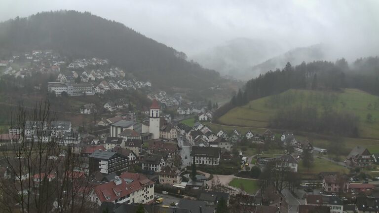 Dieses Bild zeigt eine Webcam-Aufnahme von Ottenhöfen, aufgenommen am Dienstag, den 24.02.2026 um 11:40 Uhr