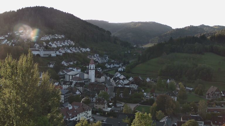 Dieses Bild zeigt eine Webcam-Aufnahme von Ottenhöfen, aufgenommen am Donnerstag, den 22.10.2026 um 09:00 Uhr
