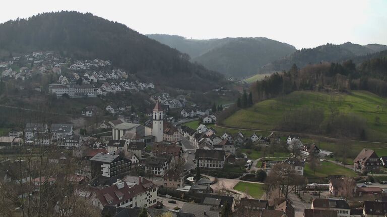 Dieses Bild zeigt eine Webcam-Aufnahme von Ottenhöfen, aufgenommen am Samstag, den 21.03.2026 um 09:00 Uhr