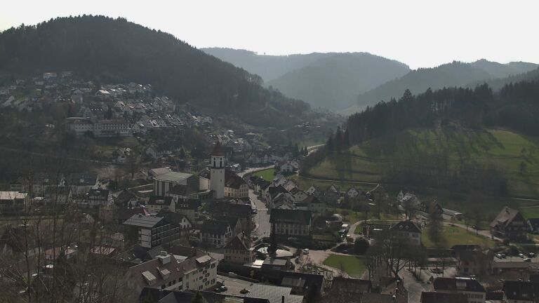 Dieses Bild zeigt eine Webcam-Aufnahme von Ottenhöfen, aufgenommen am Montag, den 09.03.2026 um 11:50 Uhr