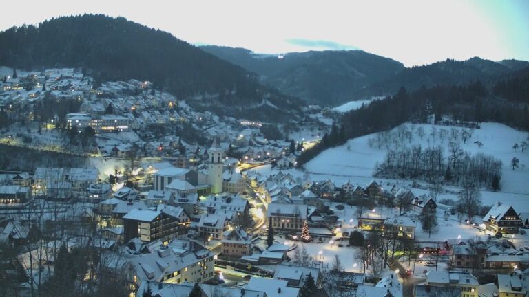 Dieses Bild zeigt eine Webcam-Aufnahme von Ottenhöfen, aufgenommen am Mittwoch, den 07.01.2026 um 07:40 Uhr