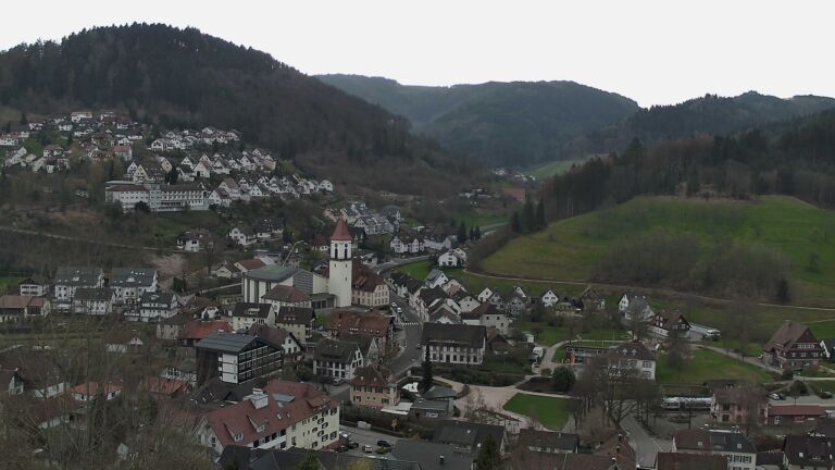 Dieses Bild zeigt eine Webcam-Aufnahme von Ottenhöfen, aufgenommen am Mittwoch, den 25.03.2026 um 08:20 Uhr