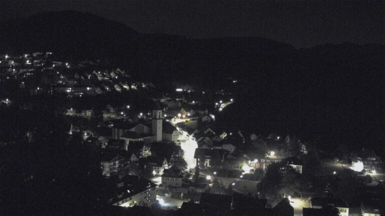 Dieses Bild zeigt eine Webcam-Aufnahme von Ottenhöfen, aufgenommen am Sonntag, den 20.09.2026 um 00:30 Uhr