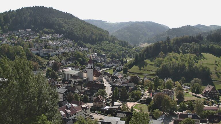 Dieses Bild zeigt eine Webcam-Aufnahme von Ottenhöfen, aufgenommen am Dienstag, den 22.09.2026 um 12:40 Uhr