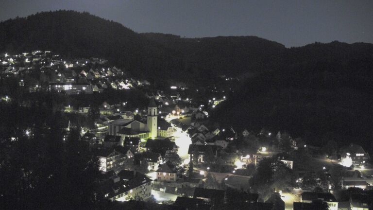 Dieses Bild zeigt eine Webcam-Aufnahme von Ottenhöfen, aufgenommen am Dienstag, den 22.09.2026 um 20:20 Uhr