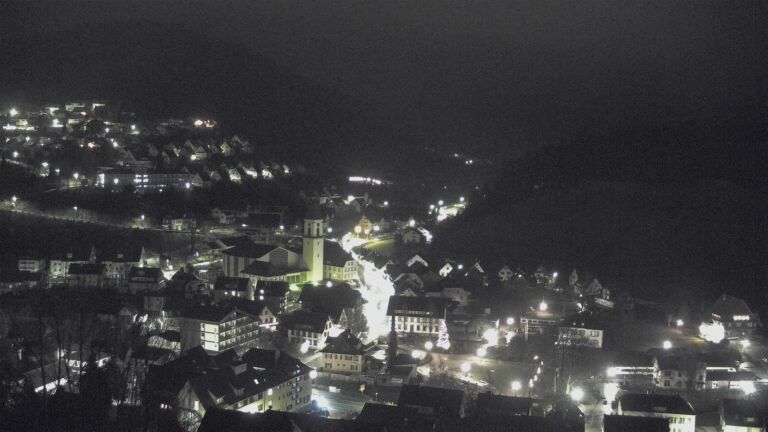 Dieses Bild zeigt eine Webcam-Aufnahme von Ottenhöfen, aufgenommen am Samstag, den 10.01.2026 um 06:20 Uhr