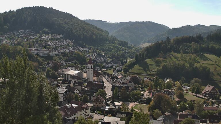 Dieses Bild zeigt eine Webcam-Aufnahme von Ottenhöfen, aufgenommen am Dienstag, den 29.09.2026 um 11:50 Uhr
