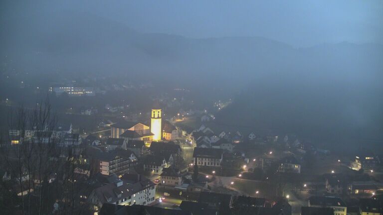 Dieses Bild zeigt eine Webcam-Aufnahme von Ottenhöfen, aufgenommen am Mittwoch, den 04.02.2026 um 18:00 Uhr