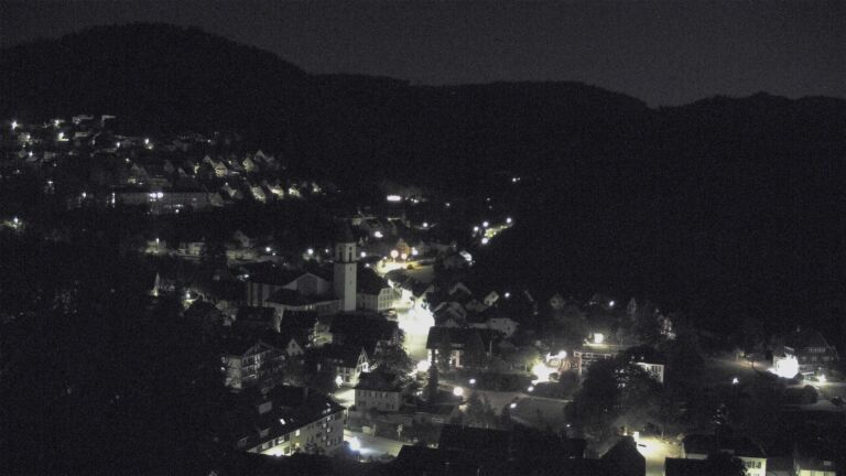 Dieses Bild zeigt eine Webcam-Aufnahme von Ottenhöfen, aufgenommen am Mittwoch, den 23.09.2026 um 02:00 Uhr