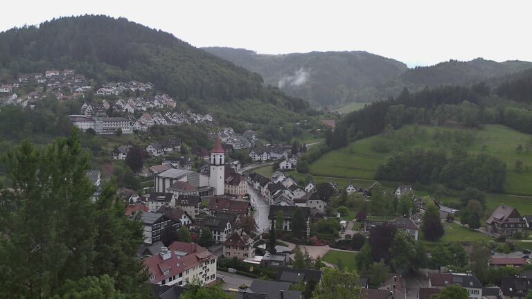 Dieses Bild zeigt eine Webcam-Aufnahme von Ottenhöfen, aufgenommen am Donnerstag, den 14.05.2026 um 19:50 Uhr