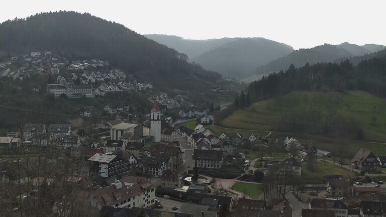 Dieses Bild zeigt eine Webcam-Aufnahme von Ottenhöfen, aufgenommen am Montag, den 09.03.2026 um 10:10 Uhr