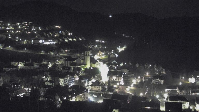 Dieses Bild zeigt eine Webcam-Aufnahme von Ottenhöfen, aufgenommen am Samstag, den 20.12.2025 um 07:00 Uhr