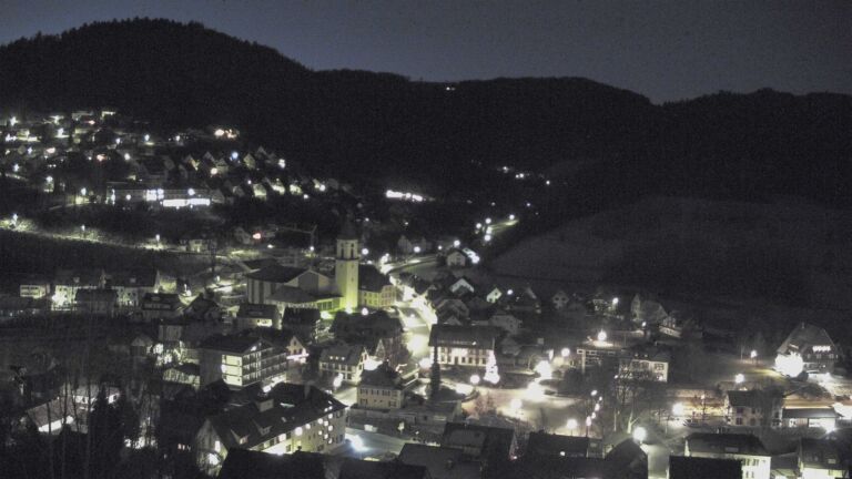 Dieses Bild zeigt eine Webcam-Aufnahme von Ottenhöfen, aufgenommen am Donnerstag, den 01.01.2026 um 07:00 Uhr