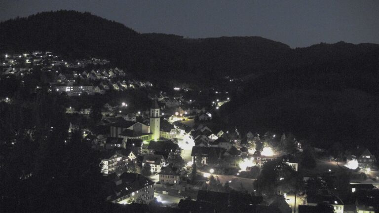 Dieses Bild zeigt eine Webcam-Aufnahme von Ottenhöfen, aufgenommen am Donnerstag, den 23.07.2026 um 22:30 Uhr