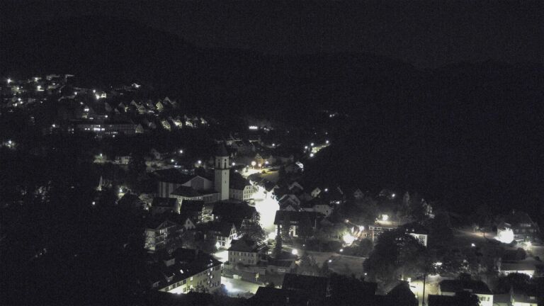 Dieses Bild zeigt eine Webcam-Aufnahme von Ottenhöfen, aufgenommen am Dienstag, den 11.08.2026 um 00:30 Uhr