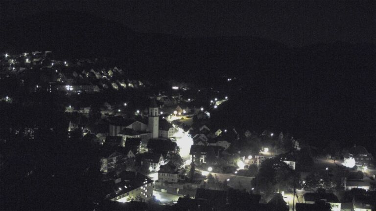 Dieses Bild zeigt eine Webcam-Aufnahme von Ottenhöfen, aufgenommen am Mittwoch, den 22.07.2026 um 01:30 Uhr